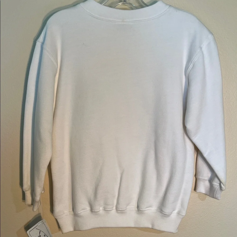 Vintage Dani Nautical Position Kids' Classic White Crewneck Sweatshirt​